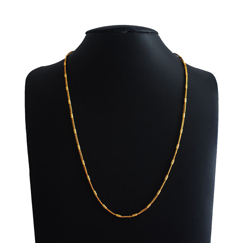 small chain designs in gold