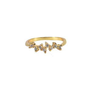 ZIG ZAG Designed Diamond Rings for Women's & Girls