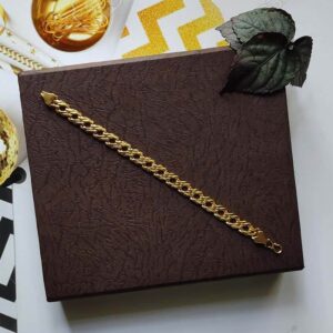Stylish Long Inter Gents Long Curb Hand Chain for Boys and Mens