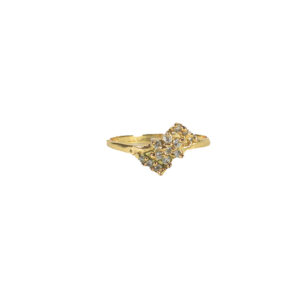 Multi Classic White Diamond Flower Design for Women's & Girls