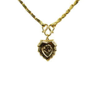 Leaf Om Thali Small Pendant - Traditional Kerala Mangalsutra