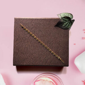 Lite Weight Simple Flat Cutting Flower Liked Daily Wear Bracelet for Girls and Women