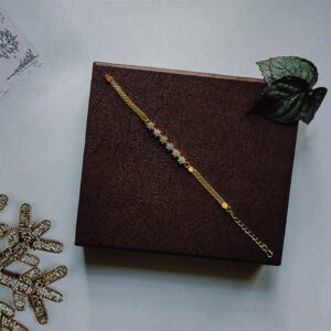 Exclusive Nekshathra Designed White Multi Stone Bracelet Crafted for Party Wear for Girls and Women
