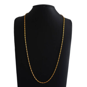 Small Belt locked Simple Designer Daily Wear Chain 3mm thin & 30 Inch length