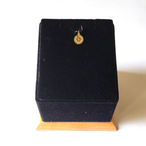 Gold Coin Lockets - Very Small G Round Gold Coin Pendant Jewellery