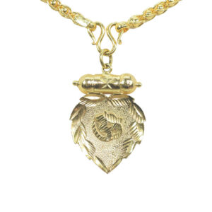 Ellasu Thali Medium - Leaf Styled OM Designed Hindu Traditional Kerala Mangalsutra