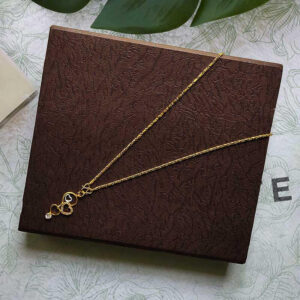 Three-Step Love Pendant Stylish Modern White American Diamond Designer Simple Necklace with Latest Fashion Style Chain for Girls Women and Kids