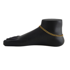 FreeStyle Modern Anklets Simple Classic Corp Chain Daily Wear Lite Weight Payal for Kids Girls and Women