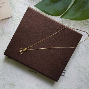 Butterfly Pendant Necklace Very Simple Heart Loving Butterfly Designed Narrow Style Chain Necklace for Kids Girls and Women