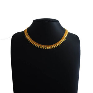 Gold Style Mini Bud Necklace Drop Cut