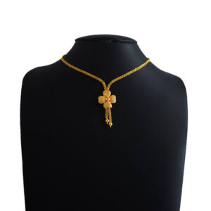 Miller Flower  Pendant with 2 Step Chain Hanging