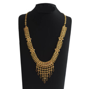 Lappa Saree Mala Malabar Design With Hanging Net Necklace