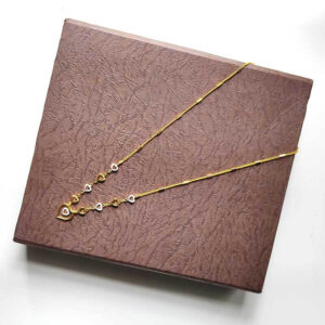 New Style Love Step Modern Chain Simple Love in Love Pendant Necklace for Girlfriend