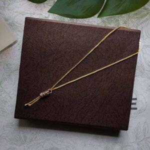 Spring Pendant Black Stone Chain Ball Hanging Style